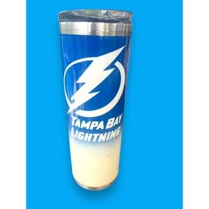 Tampa Bay Lightning NHL Hockey Metal Stainless Hot /Cold Beverage Tumbler  HOGG